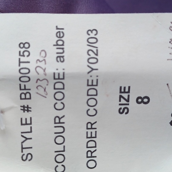 Bella Formals by Venus "Aubergine" Beaded Satin Jacket NEW- Sz. 8 - Picture 2 of 11